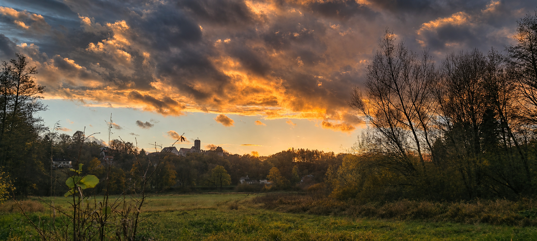 Ansicht auf Burg Thann – subtile Tiefe